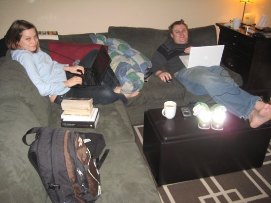 laptop + couch
