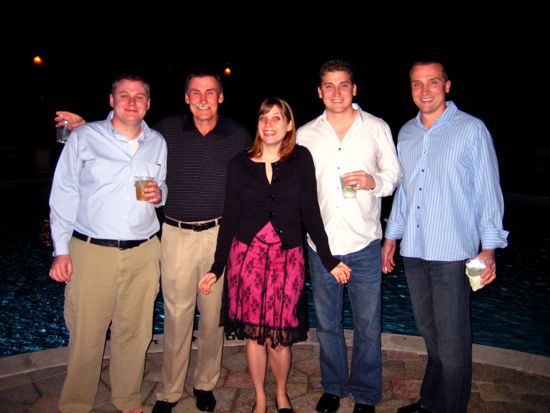 brett, chris b, meredith, steve b, uncle bruce