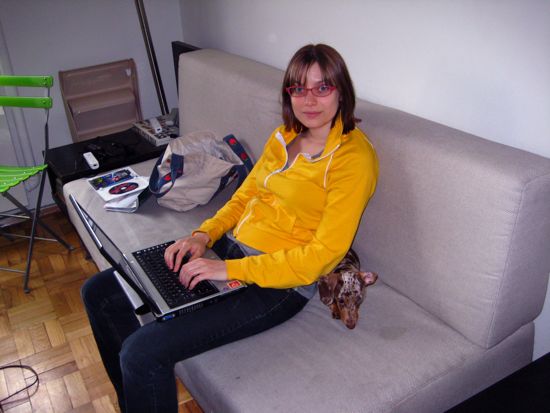 laptop + couch