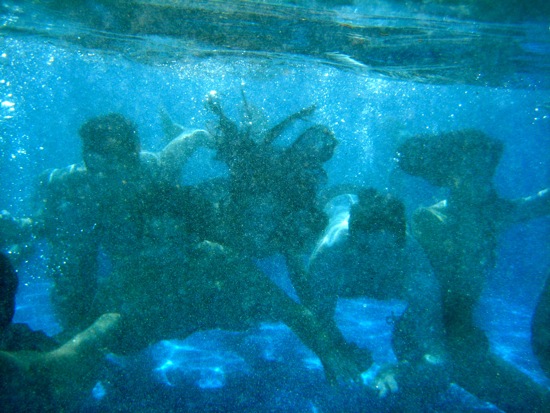 underwater