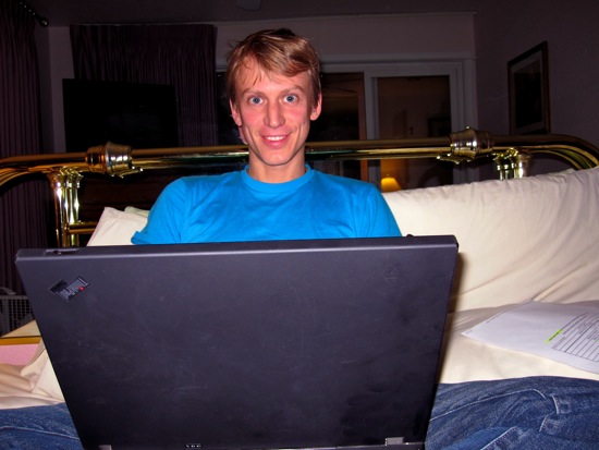 laptop + me