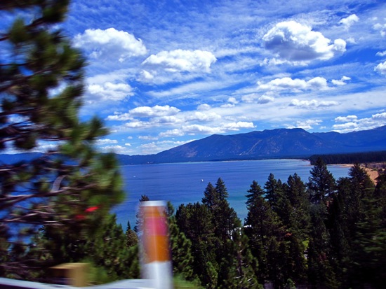 clouds + lake