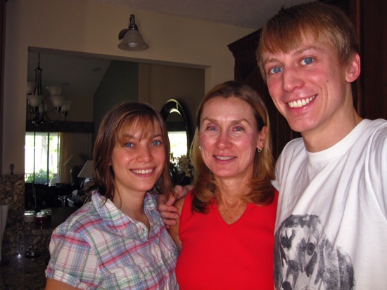 me + mom