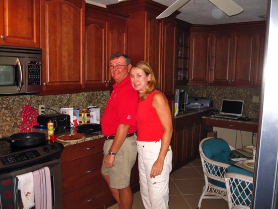 mom + kitchen