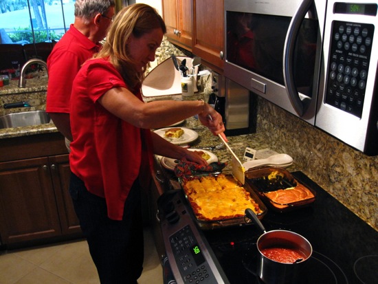 mom + kitchen