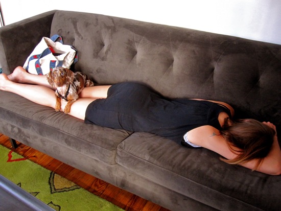 maddy + couch