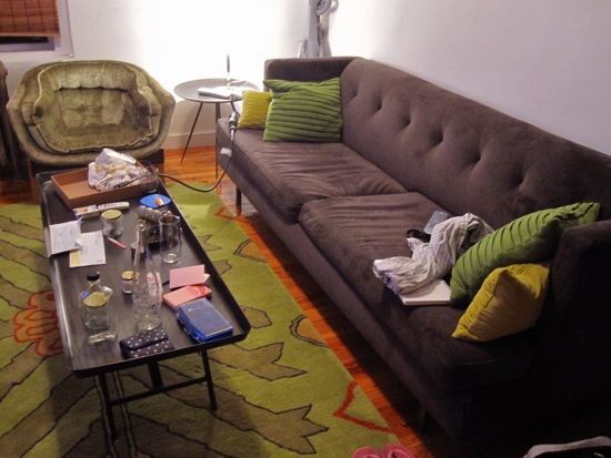 e9th apt + couch