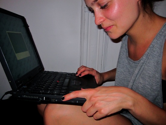 laptop + leigh