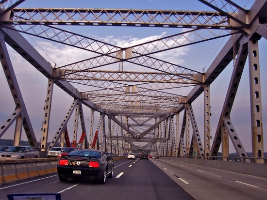 driving + bridge