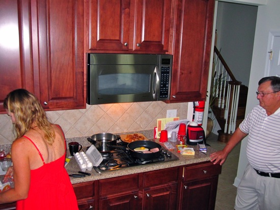mom + kitchen