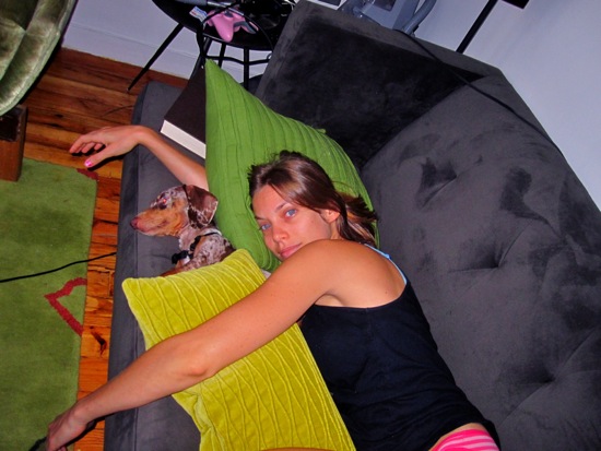 maddy + couch
