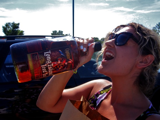 drink from the bottle