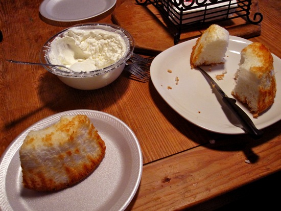 cake + food