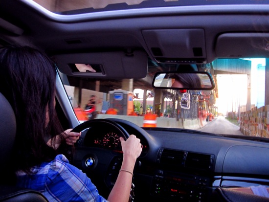 ellen + driving