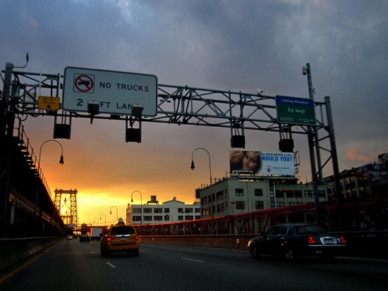 sunset + bridge