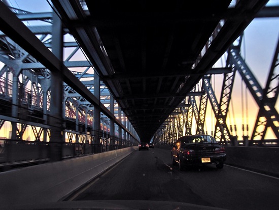driving + bridge