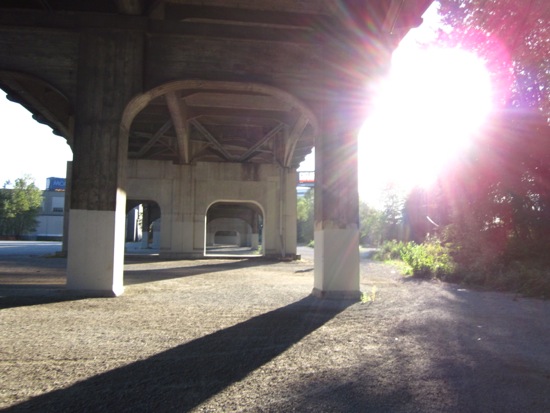 sunset + bridge