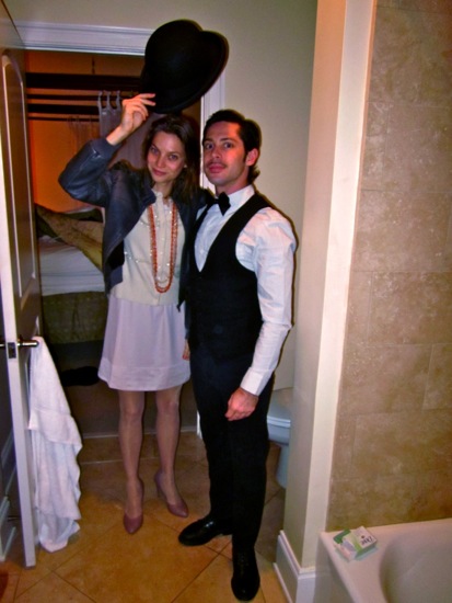 dressed up