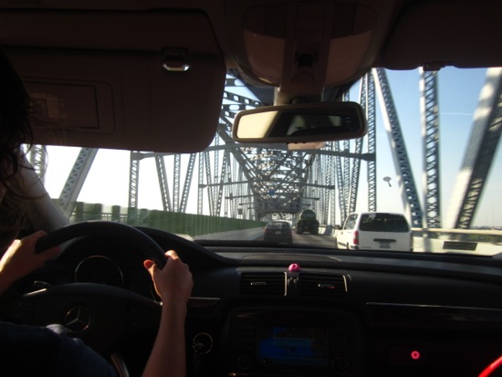 driving + bridge