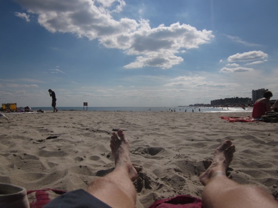 beach + feet