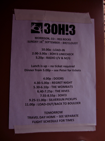 setlist