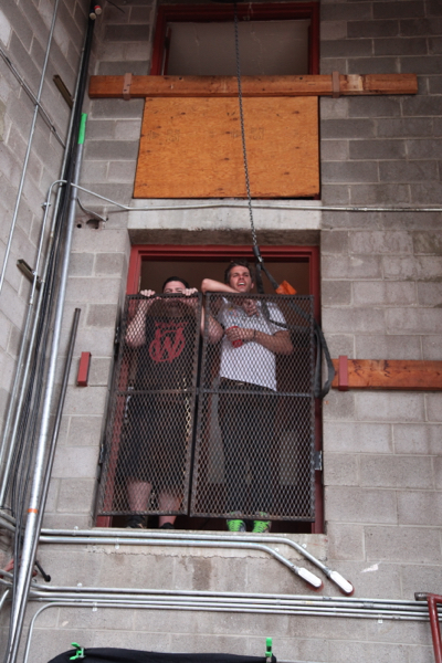 backstage