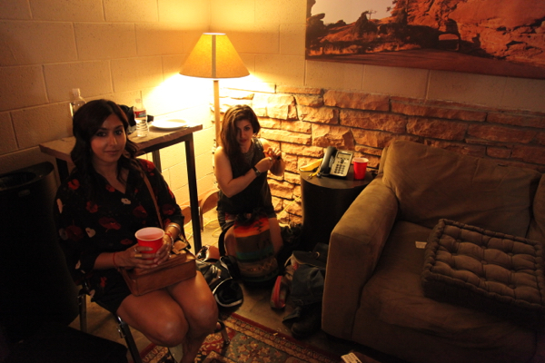 backstage