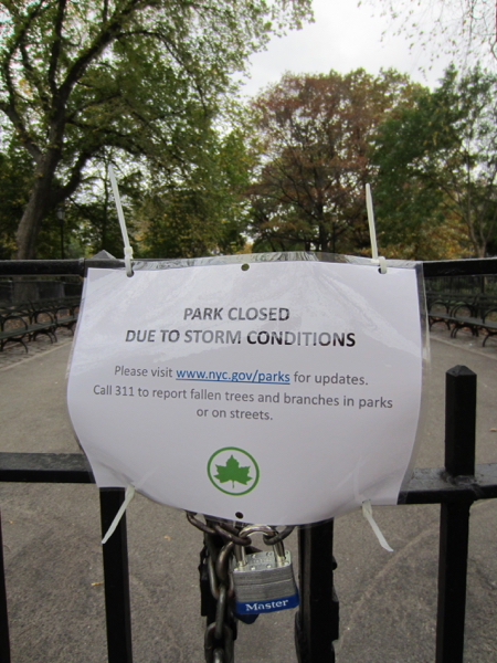 sign + hurricane sandy