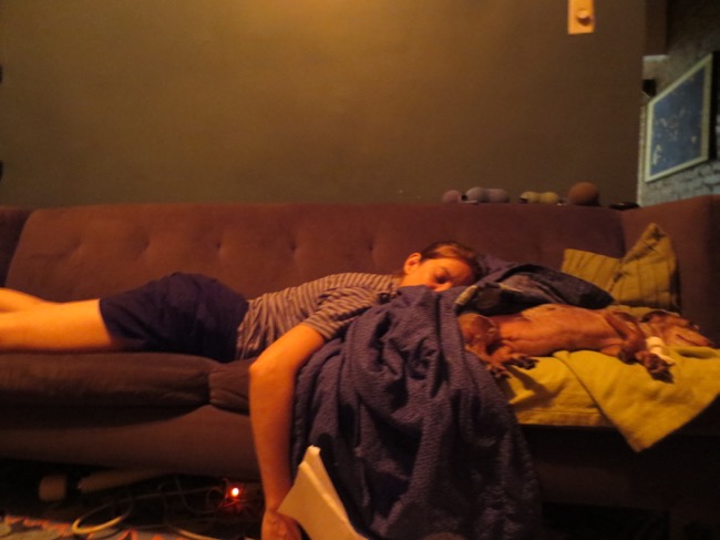 asleep