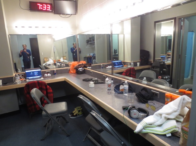backstage