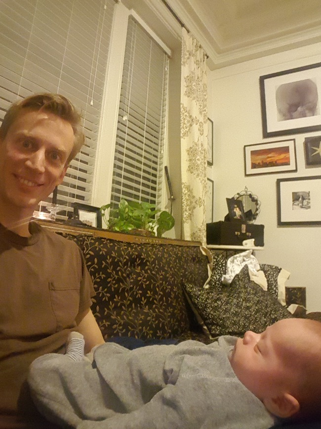me + baby